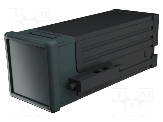 Enclosure: panel; X: 48mm; Y: 48mm; Z: 100mm; ABS + PC,PPO; black