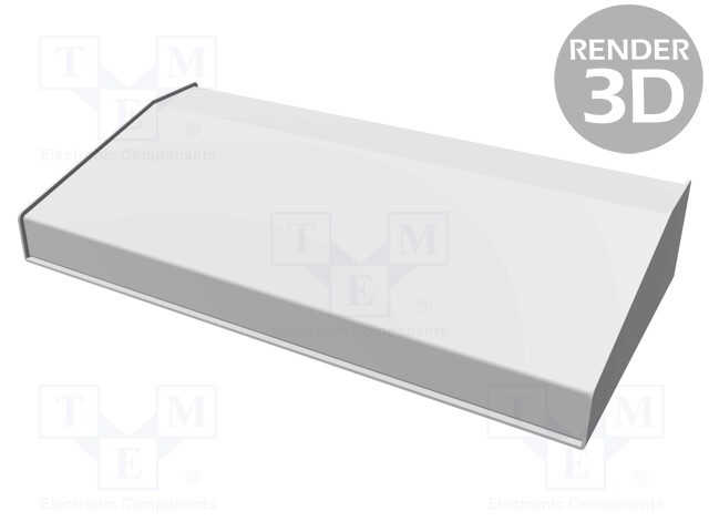 Enclosure: desktop; 1456; X: 432mm; Y: 211mm; Z: 76mm; aluminium; blue