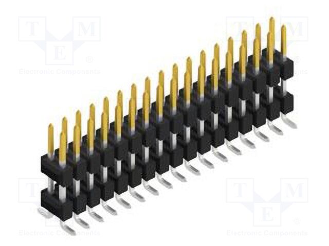 Connector: pin strips; pin header; male; PIN: 34; 2.54mm; SMT; 2x17