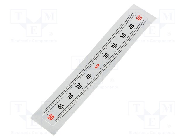 Ruler; figures vertically arranged,self-adhesive; W: 11mm