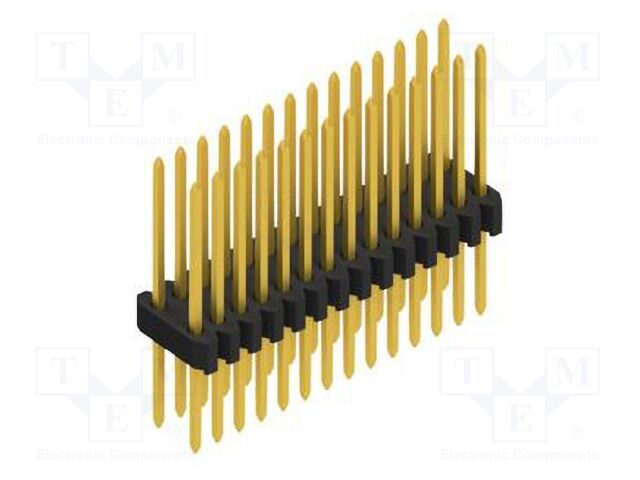 Connector: pin strips; pin header; male; PIN: 28; 1.27mm; THT; 2x14