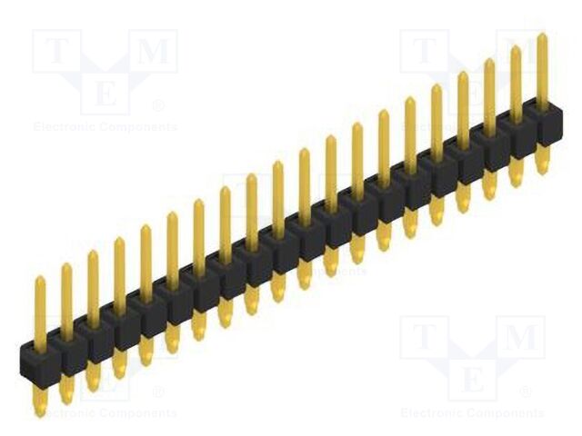 Connector: pin strips; pin header; male; PIN: 20; 2.54mm; THT; 1x20