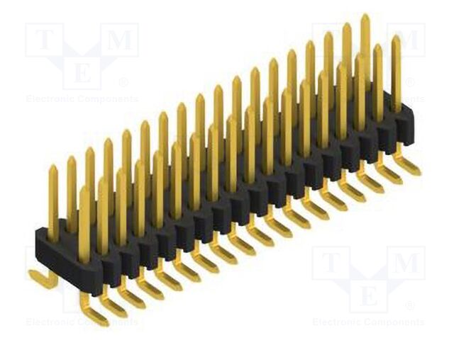 Connector: pin strips; pin header; male; PIN: 36; 1.27mm; SMT; 2x18