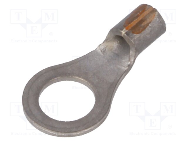 Ring terminal; M4,5; 0.3÷1.42mm2; crimped; for cable; nickel; 5mm