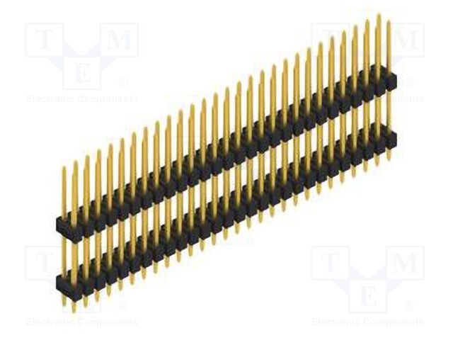Connector: pin strips; pin header; male; PIN: 56; 2.54mm; THT; 2x28