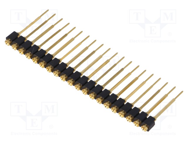 Pin header; pin strips; female; PIN: 20; straight; 2.54mm; THT; 1x20