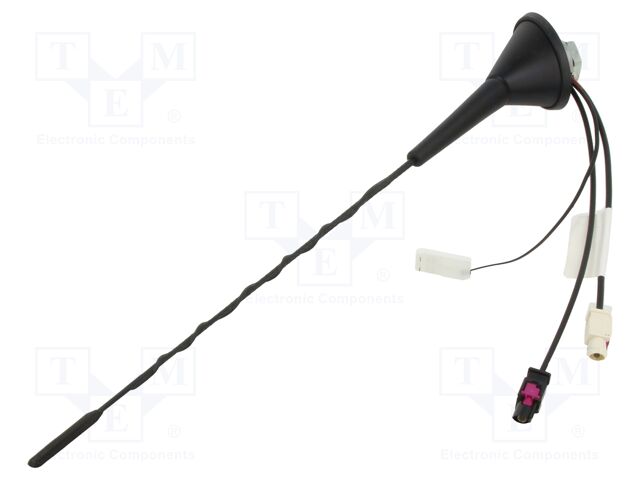 Antenna; car top,automotive; 300mm; AM,DAB,FM; 180mm; 12VDC