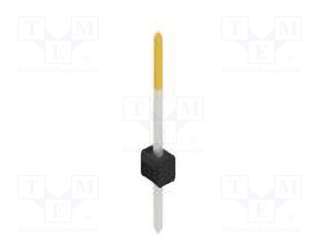 Connector: pin strips; pin header; male; PIN: 1; 2.54mm; THT; 1x1