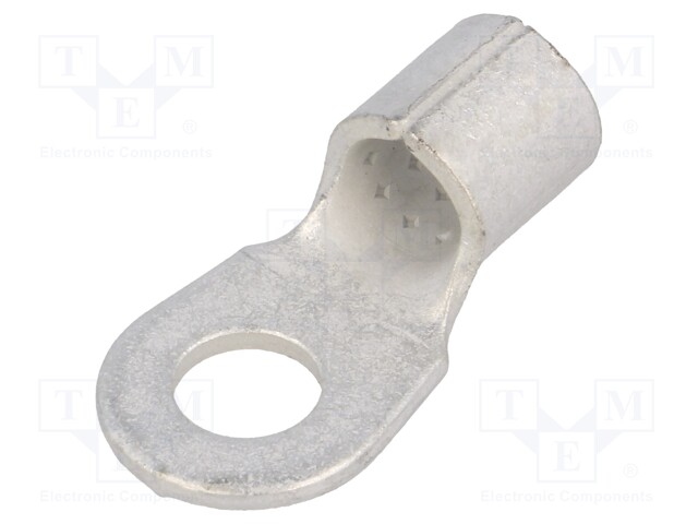 Ring terminal; M8; non-insulated; tinned; copper; 4AWG
