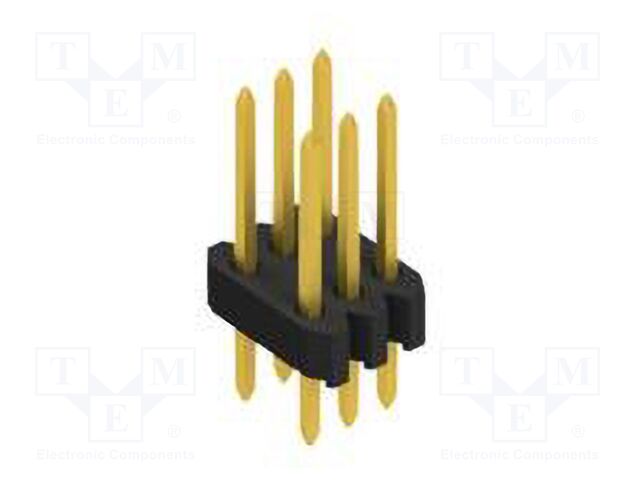 Connector: pin strips; pin header; male; PIN: 6; 1.27mm; THT; 2x3