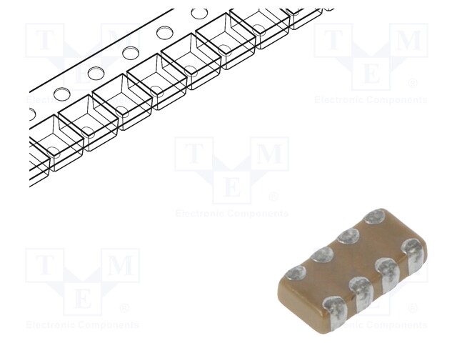 Capacitor: ceramic; MLCC; 100nF; 16VDC; X7R; ±10%; SMD