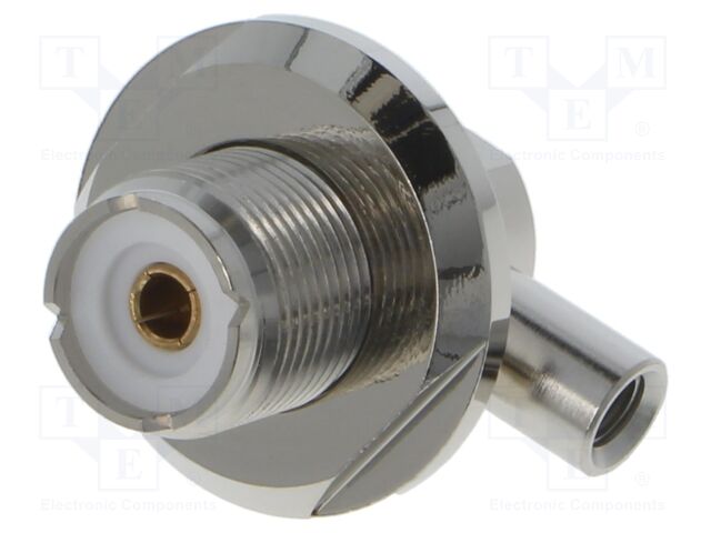 Connector: UHF (SO-239); socket; female; straight; PS; 50Ω; RG58