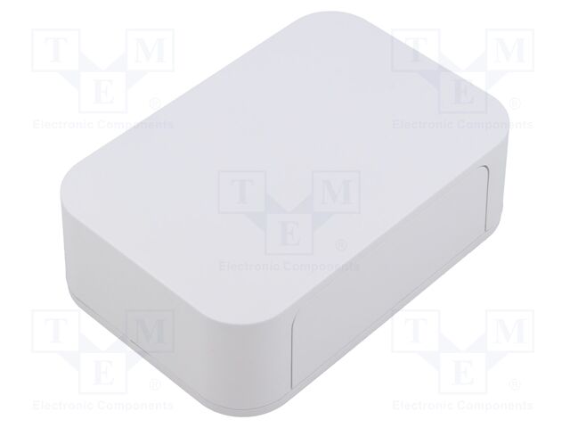 Enclosure: shielding; PFE; X: 125mm; Y: 85mm; Z: 35mm; ABS; white; IP40