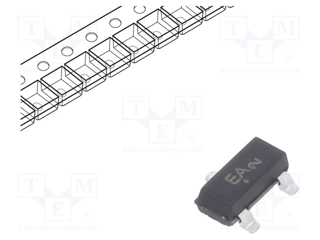 Transistor: NPN; bipolar; 32V; 800mA; 300mW; SOT23
