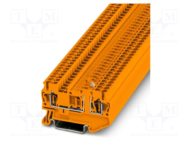 Splice terminal: rail; 20A; 400V; spring clamp; PA; 0.08÷4mm2