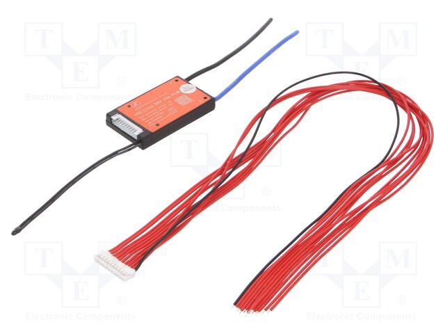PCB protection; Li-Ion; 59x34x9mm; 15A; 37VDC