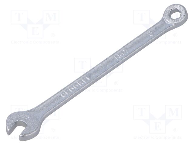 Wrench; combination spanner; 4mm; tool steel; thin; 7 MM; L: 85mm