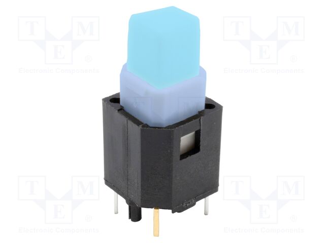 Switch: push-button; Pos: 2; SPST; 0.001A/20VDC; white; THT; 1.23N