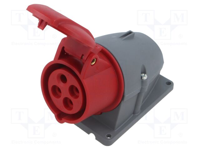 Connector: AC supply 3-phase; socket; female; screw terminal