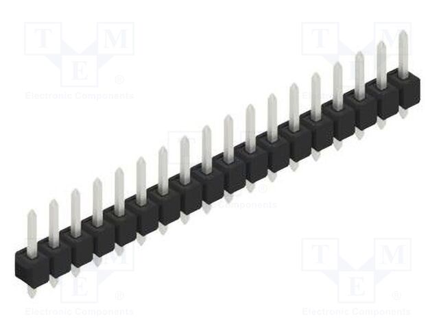 Connector: pin strips; pin header; male; PIN: 18; 2.54mm; THT; 1x18