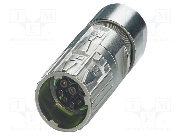 Connector: M17; plug; M17 PRO; PIN: 9(5+4); 630V; 3.6A,14A; IP67