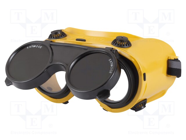 OSH: safety spectacles; Mat: PVC,polyamide; Size: one size
