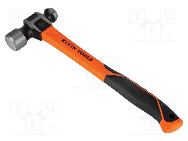 Hammer; fitter type; 378mm; 907g; hardened steel; fiberglass