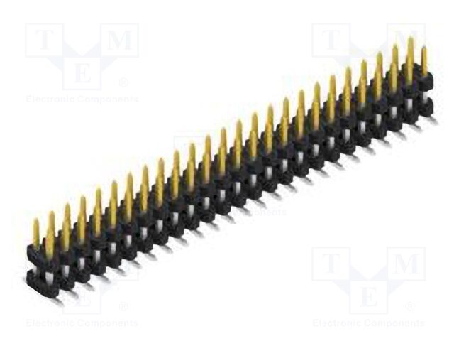 Connector: pin strips; pin header; male; PIN: 50; 2mm; SMT; 2x25