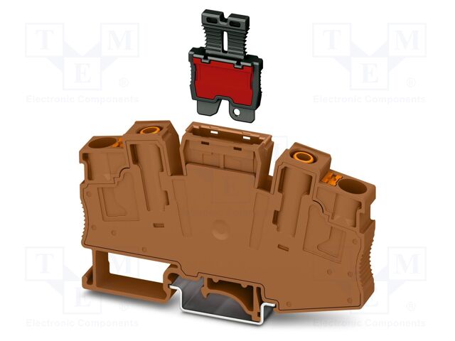 Splice terminal: rail; 32A; 1kV; push-in; PA; L: 63.1mm; 0.5÷10mm2