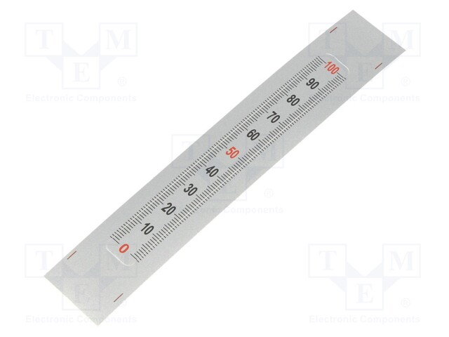 Ruler; figures vertically arranged,self-adhesive; W: 11mm