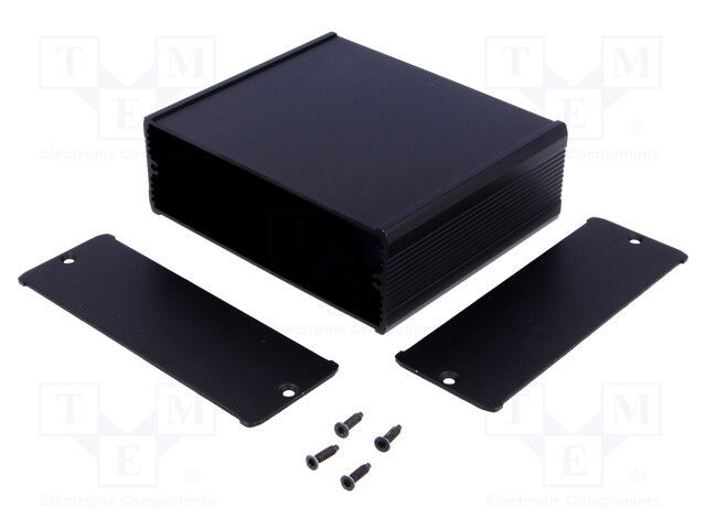 Enclosure: with panel; TUF; X: 120mm; Y: 100mm; Z: 42mm; aluminium