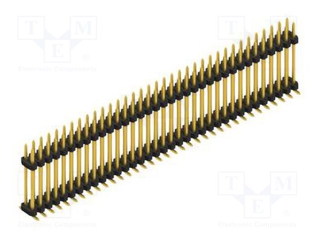 Connector: pin strips; pin header; male; PIN: 70; 2mm; SMT; 2x35