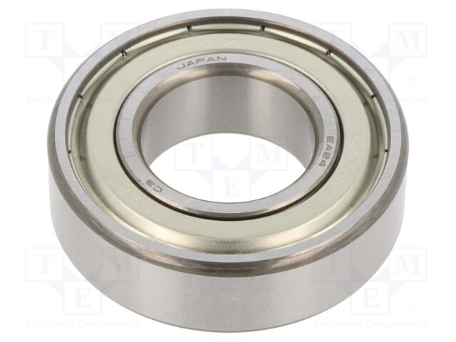 Bearing: ball; Øint: 25mm; Øout: 52mm; W: 15mm; bearing steel