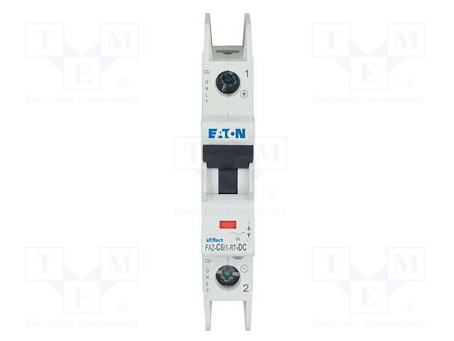 Circuit breaker; 220VDC; Inom: 6A; Poles: 1; for DIN rail mounting
