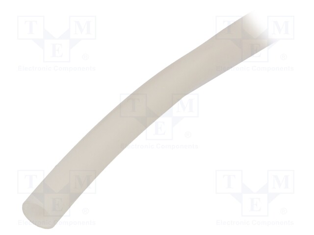 Insulating tube; Mat: silicone; natural; Øint: 8mm