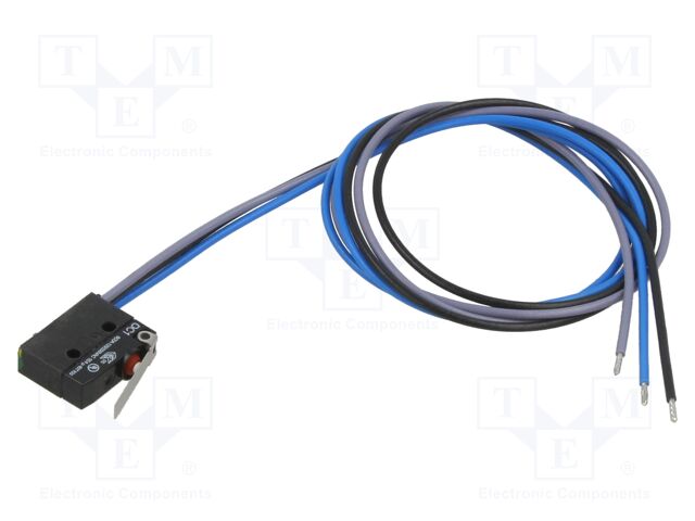 Microswitch SNAP ACTION; with lever; SPDT; 6A/250VAC; ON-(ON)