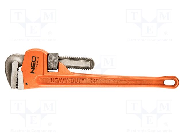 Wrench; adjustable; Max jaw capacity: 80mm; HEAVY DUTY; L: 350mm