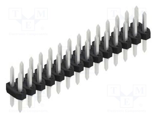 Connector: pin strips; pin header; male; PIN: 28; 2mm; THT; 2x14