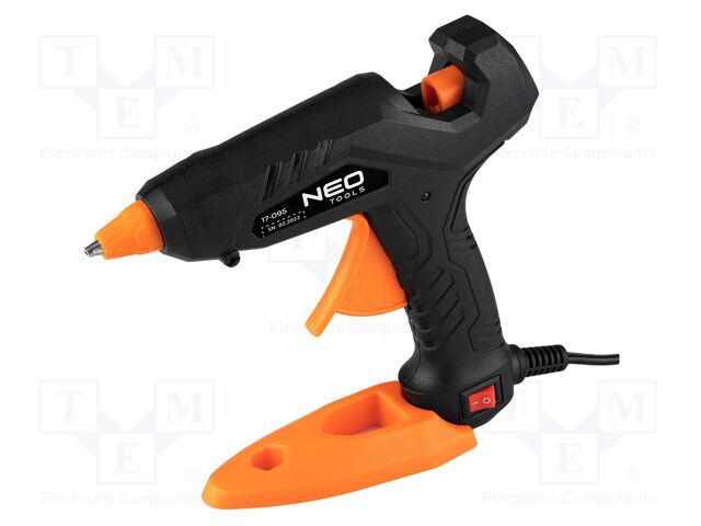 Hot melt glue gun; Ø: 8mm; Effic: 22g/min; 30W; 230VAC