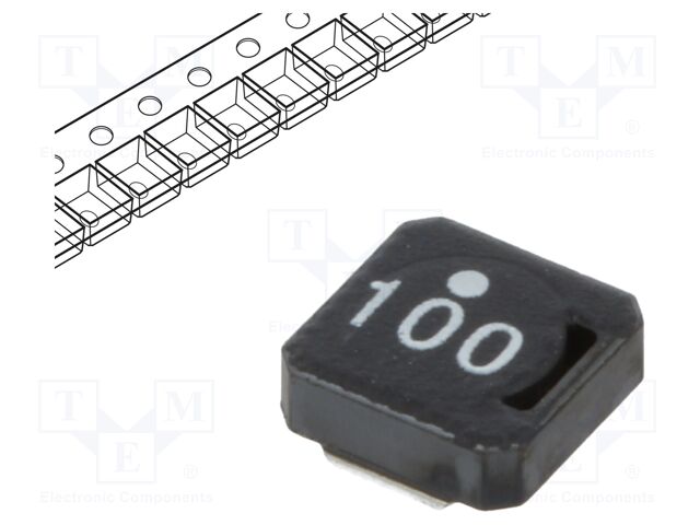 Inductor: ferrite; 10uH; 1.13A; 237mΩ; ±20%; -40÷105°C