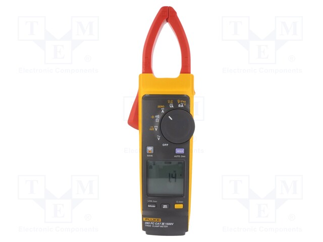 AC/DC digital clamp meter; Øcable: 34mm; LCD,with a backlit