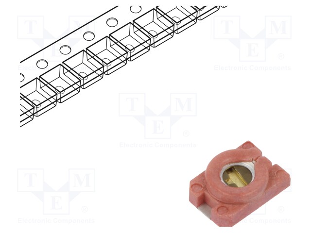 Trimmer: ceramic; 5.5pF÷20pF; SMD; pink; 100VDC; Diel: N900