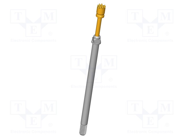 Test needle; Operational spring compression: 4mm; 5A; Ø: 2mm; 0.8N