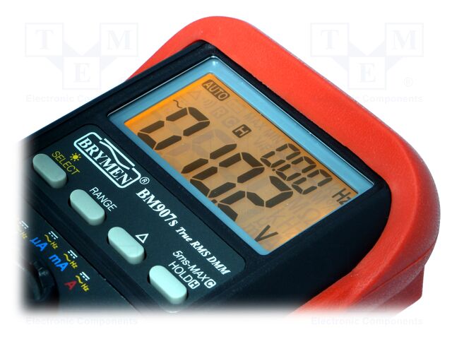 Digital multimeter; LCD (6000),with a backlit; 5x/s; True RMS