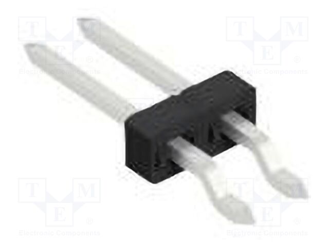 Connector: pin strips; pin header; male; PIN: 2; 2mm; SMT; 1x2; 100V