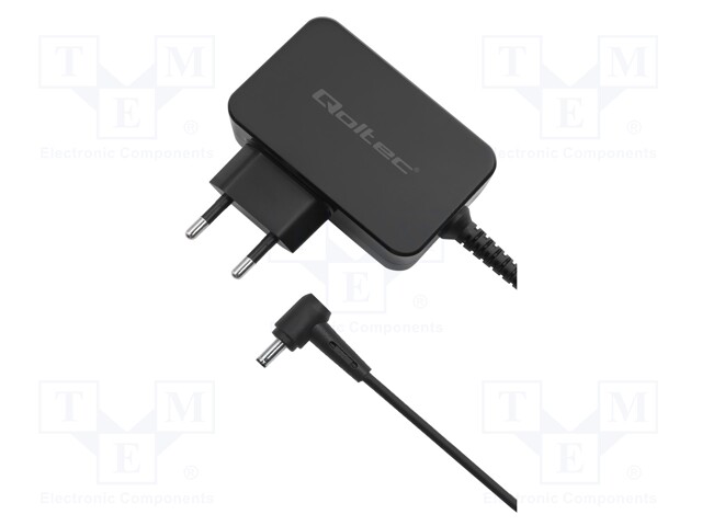 Power supply: switched-mode; plug; 19VDC; 2.37A; 45W; Out: 4,0/1,35