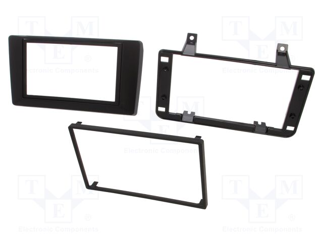 Radio frame; Dacia; 2 DIN; black