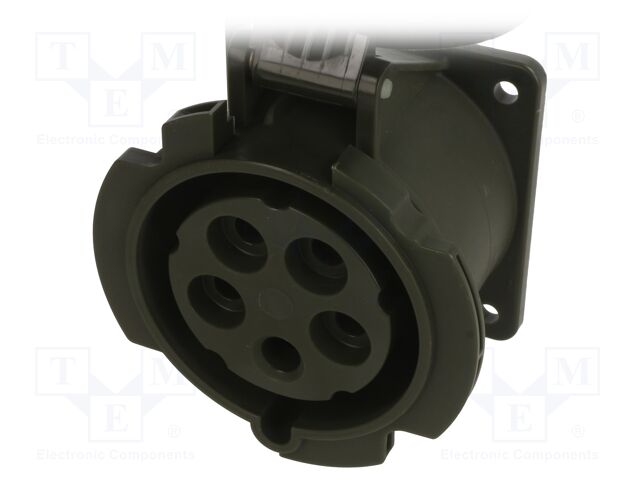 Connector: AC supply 3-phase; socket; female; 32A; 400VAC; IP67