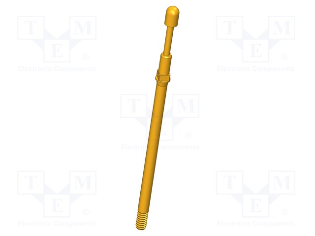 Test needle; Operational spring compression: 4mm; 8A; Ø: 2mm; 5N