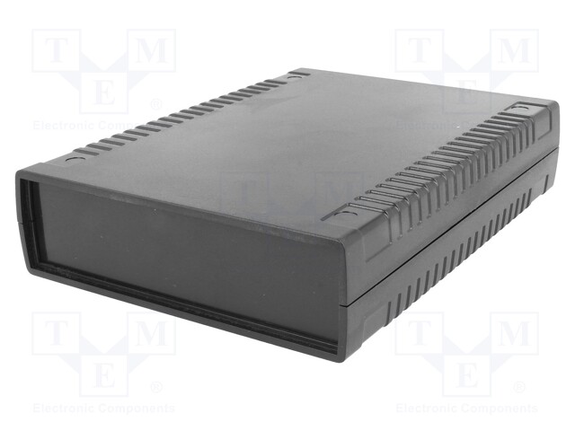 Enclosure: with panel; X: 136mm; Y: 185mm; Z: 40mm; ABS; black; IP54